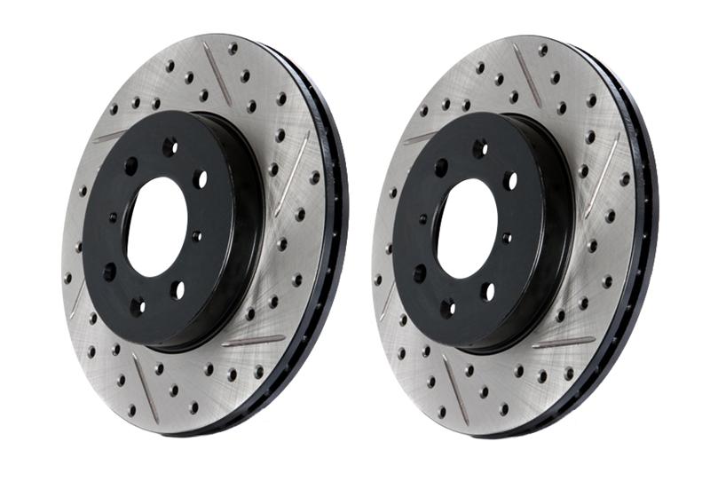 StopTech SportStop 06-09 Chrysler SRT-8 Front Right Drilled & Slotted Rotor