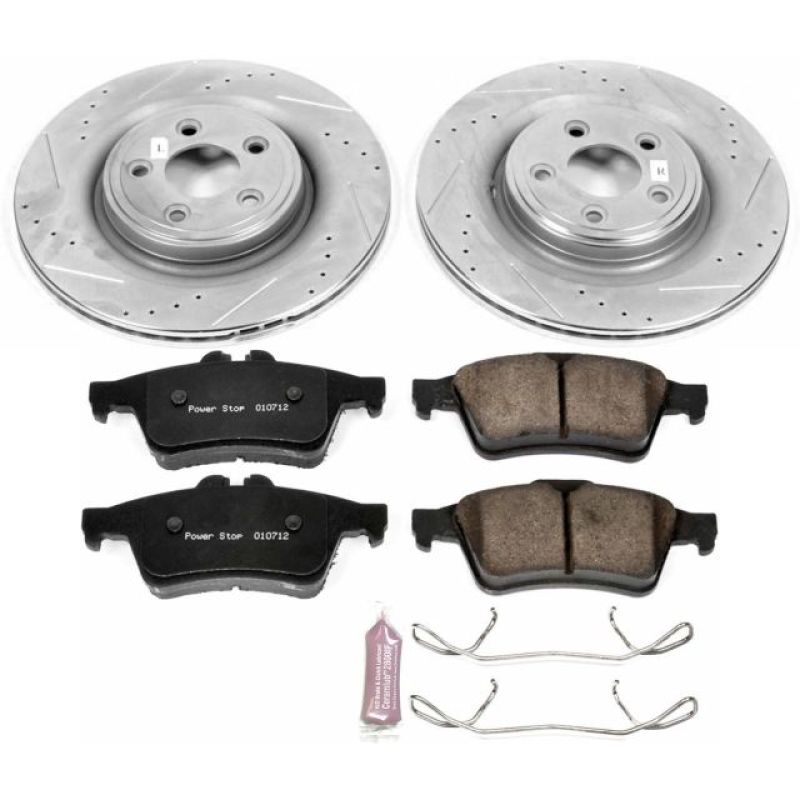 PowerStop Power Stop 10-15 Jaguar XF Rear Z23 Evolution Sport Brake Kit