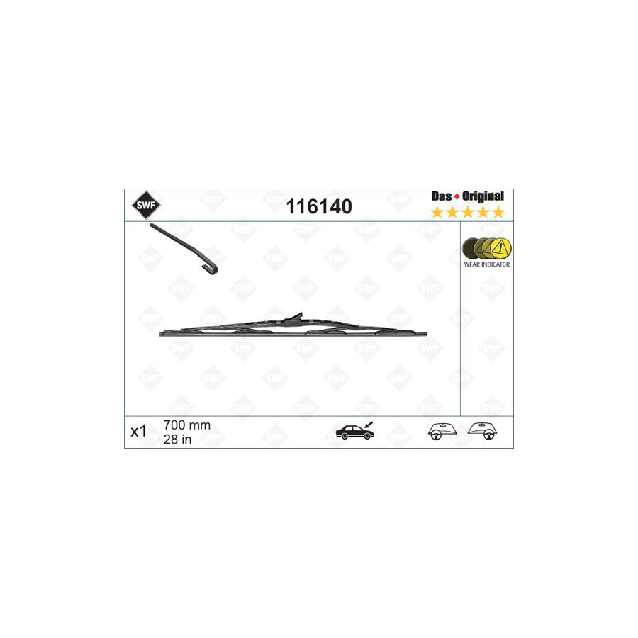 Swf Original 116140 Wiper Blade