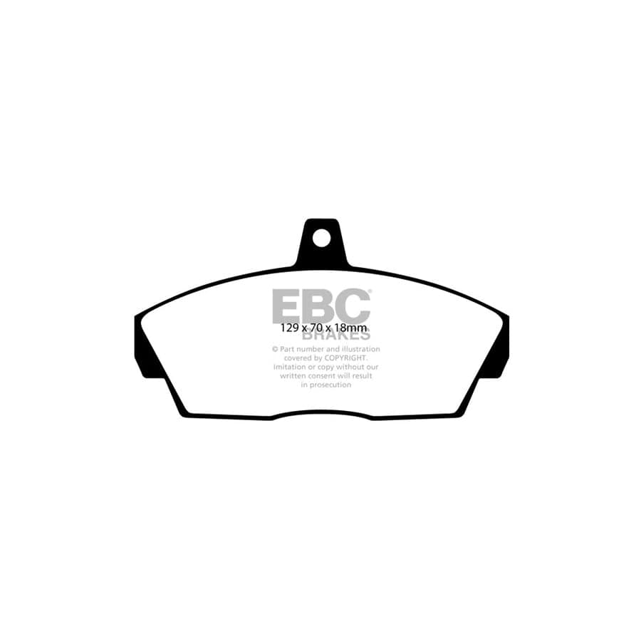 EBC PD11KF419 Land Rover Freelander Greenstuff Front Brake Pad & GD Disc Kit 2 | ML Performance UK Car Parts