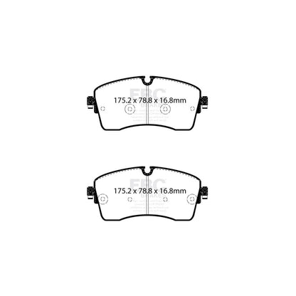 EBC PD40K2635 Land Rover Discovery Sport Ultimax Pad & Plain Disc Kit - ATE Caliper 2 | ML Performance UK Car Parts