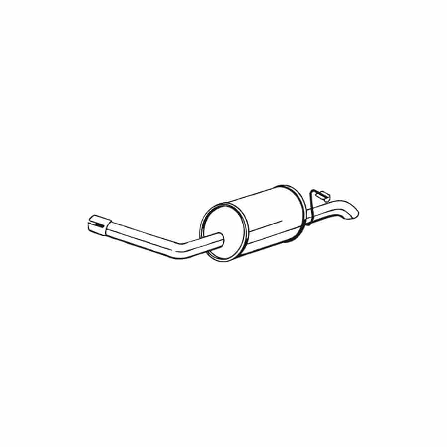 Bosal 154-927 Rear Silencer for Ford Sierra