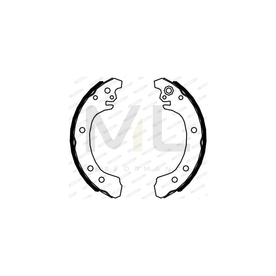Ferodo Premier FSB4124 Brake Shoe Set
