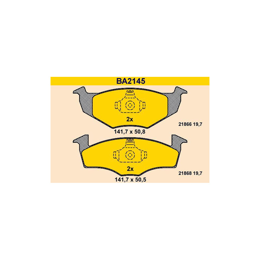 Barum Ba2145 Brake Pad Set