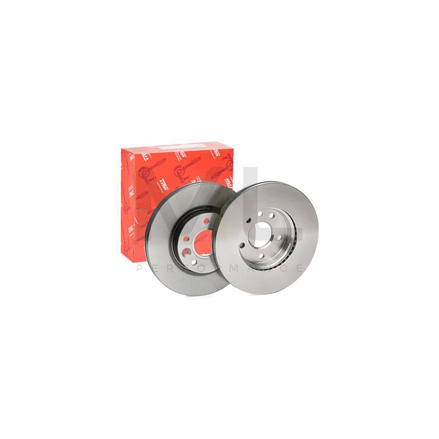 TRW DF6536 Brake Disc for VOLVO V40 Hatchback (525, 526) Vented, Painted  - 1 piece