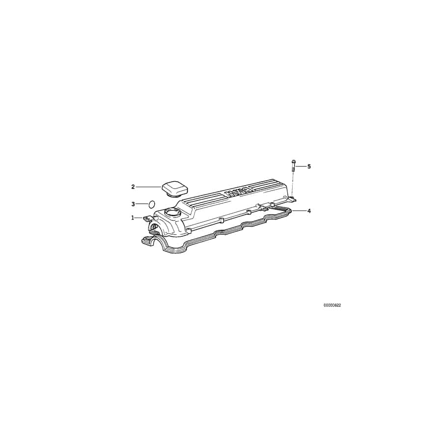 Genuine BMW 11122243922 E36 E34 Profile-Gasket (Inc. 525tds, 325td & 525td)