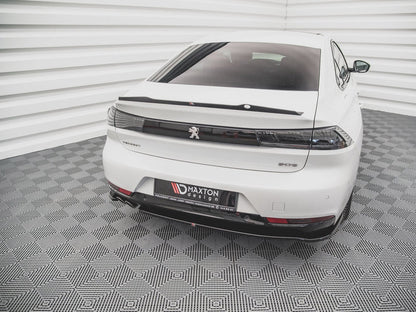 Maxton Design Peugeot 508 Gt-line MK2 Central Rear Splitter (vertical Bars)