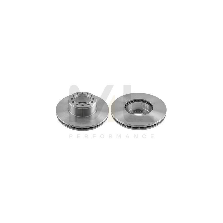 TRW DF5080S Brake Disc Front Axle, Vented  - 1 piece