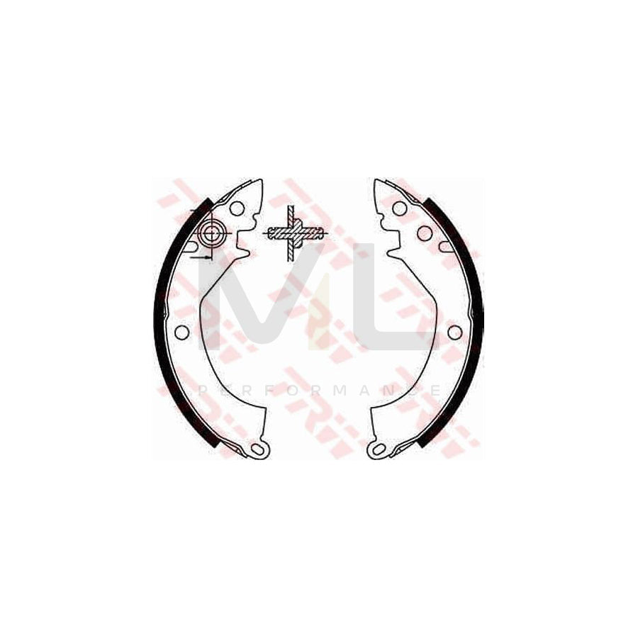TRW GS8178 Brake Shoe Set