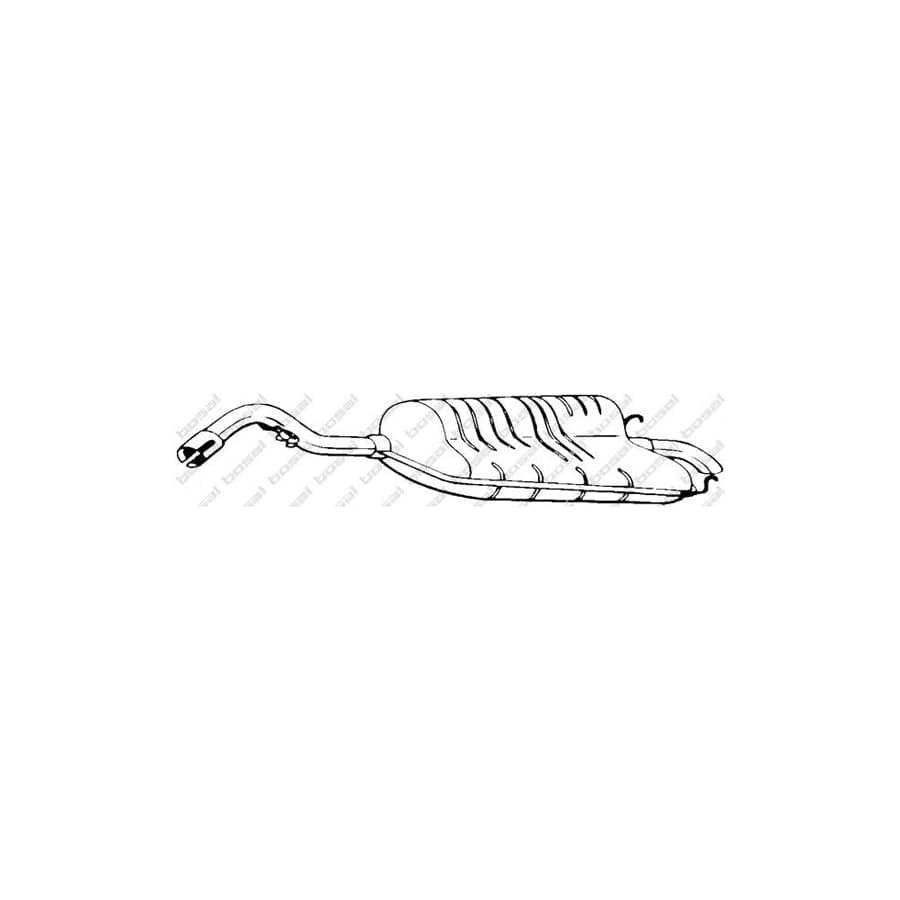 Bosal 154-849 Rear Silencer for Ford Escort
