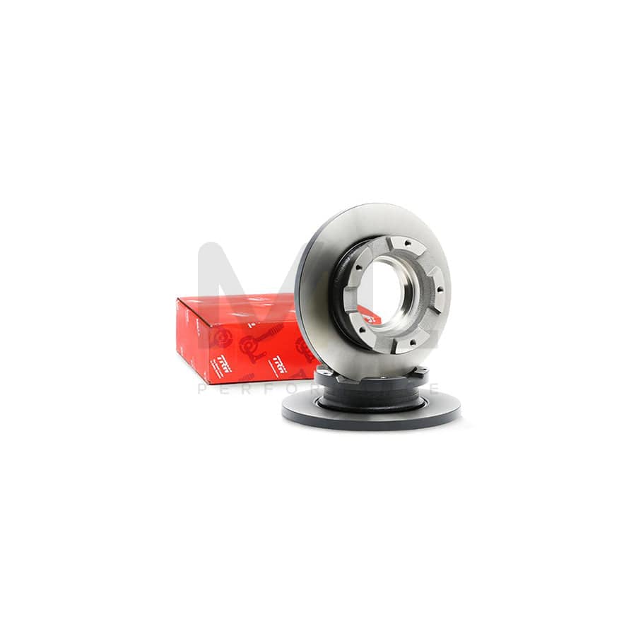 TRW DF4821S Brake Disc for FORD TRANSIT Solid, Painted, with ABS sensor ring  - 1 piece