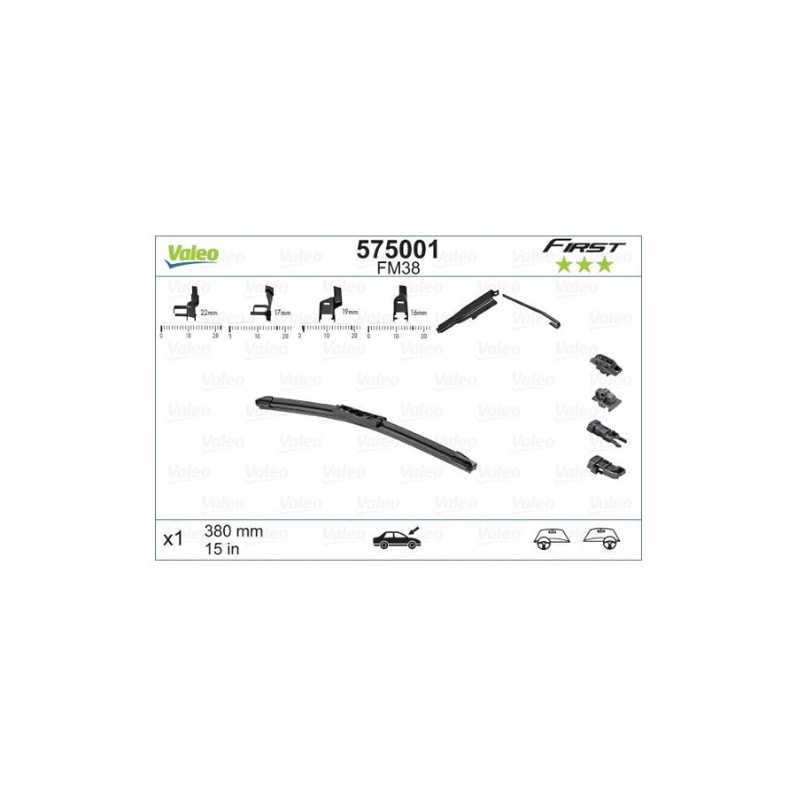 Valeo First Multiconnection 575001 Wiper Blade