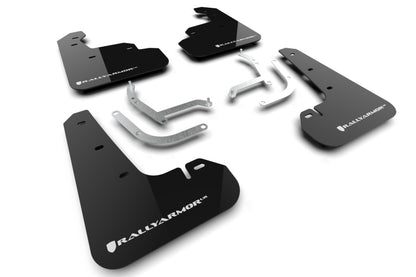 Rally Armor 24-26 Subaru Impreza Black UR Mud Flap w/ White Logo