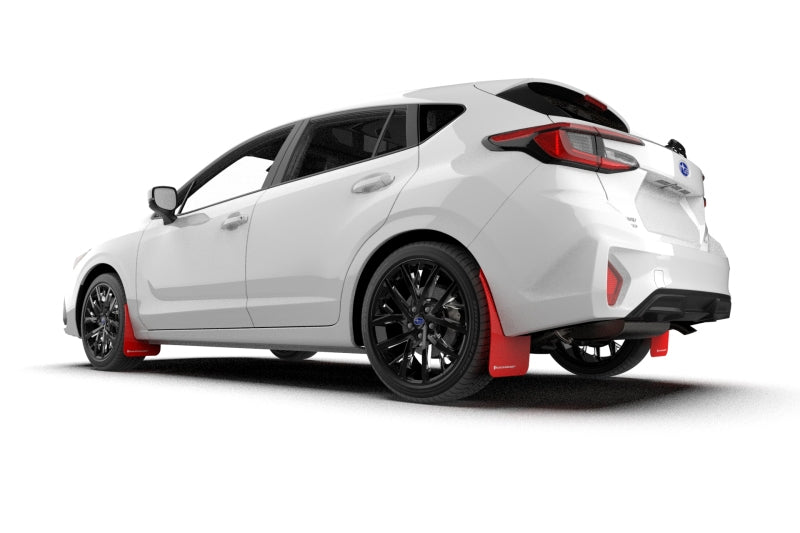 Rally Armor 24-26 Subaru Impreza Black UR Mud Flap w/ Red Logo
