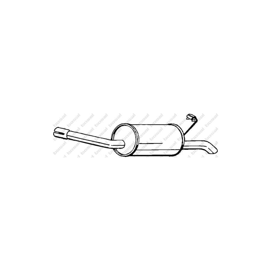 Bosal 154-997 Rear Silencer for Ford Sierra