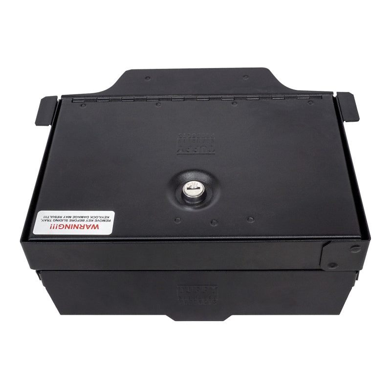 Tuffy Products Tuffy Console Safe W/ Keyed Lock For Ram Trucks W/ Sliding Tray Console