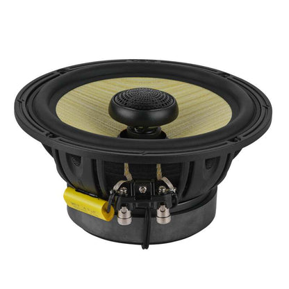 DS18 Deluxe Quality 6.5in Coaxial 150 Watts RMS 4 ohm Yellow Straw + Composite Foam Cone