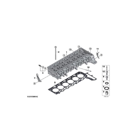 Genuine BMW 11128571119 G07 G11 Cylinder Head (Inc. 530dX, X4 30dX & 630d)
