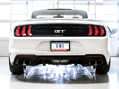 AWE Tuning 18-23 S550 Mustang GT SwitchPath Exhaust - Chrome Silver Tips