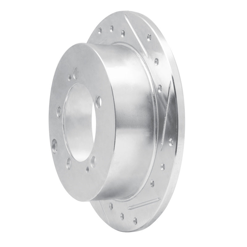 R1 Concepts R1 94-07 Chrysler SEBRING Rear Right Drilled & Slotted Silver Brake Rotor