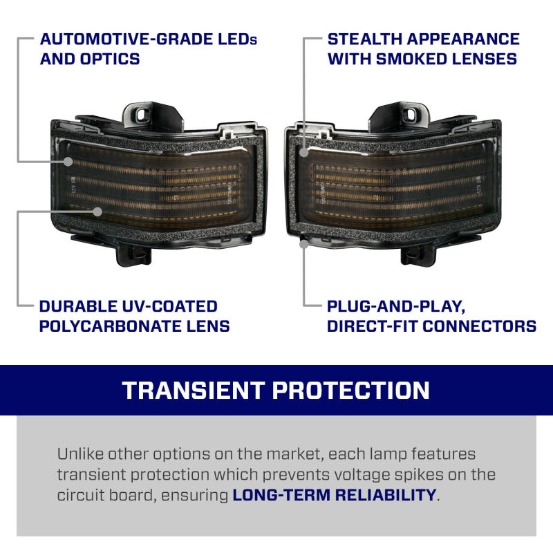 Form Lighting 2017 F-250 LED Mirror Lights (Pair)