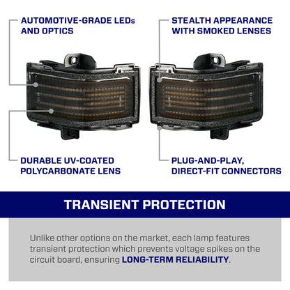 Form Lighting 2017 F-250 LED Mirror Lights (Pair)