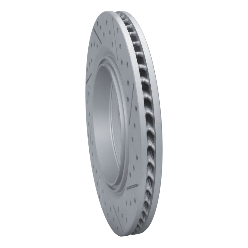 R1 Concepts R1 18-23 Lexus Ls500 Left Rear Drilled & Slotted Geo-Carbon Rotor