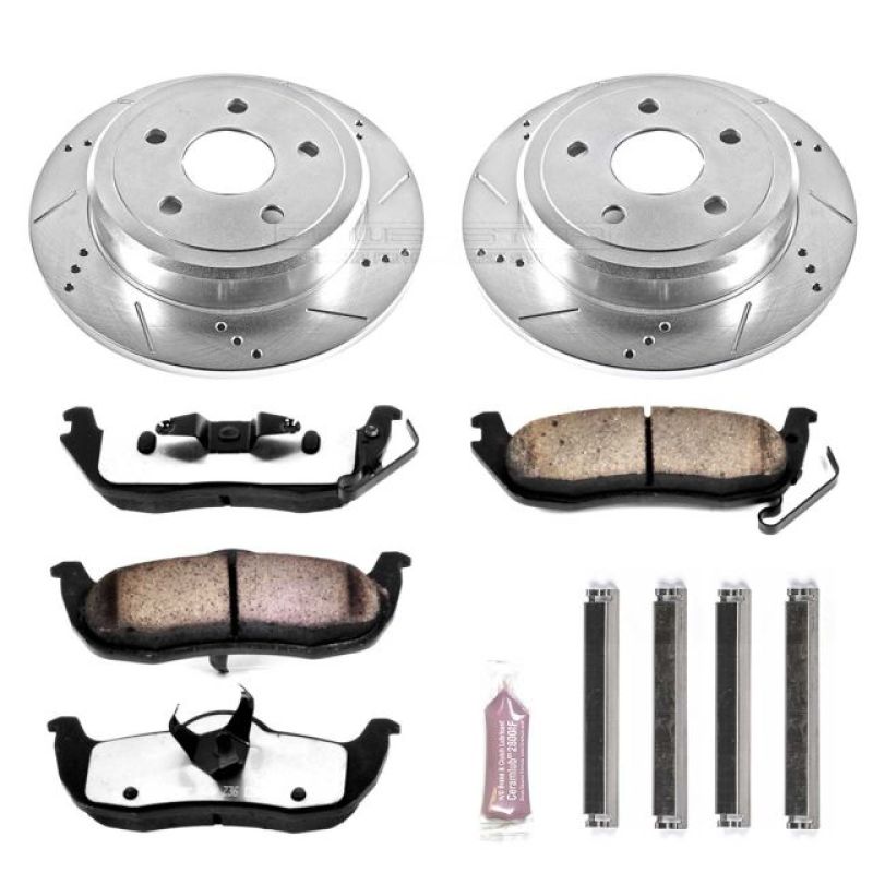 PowerStop Power Stop 06-10 Jeep Commander Rear Z36 Truck & Tow Brake Kit