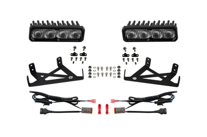Diode Dynamics 2020-2022 Ford F-250 Super Duty F250 Fog SS6 Max LED Kit White 6000K