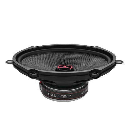 DS18 5x7in 120 Watts RMS 3 ohm 2-Way Coaxial Speakers And Component System w/ Fiberglass Cone