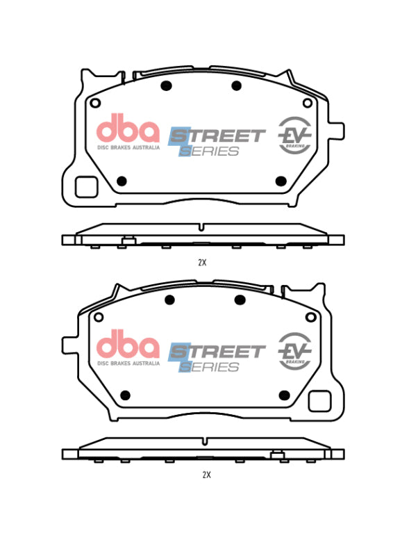 DBA 2018+ Porsche Cayenne (1ZR/1ZJ) Street Series Front Brake Pads