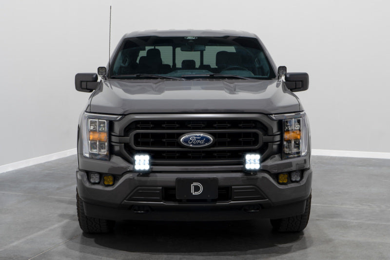 Diode Dynamics 21-22 Ford F-150 SS5 Bumper LED Pod Light Kit - Yellow Pro Driving