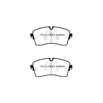 EBC DPX2385 Jaguar Land Rover Ultimax Front Brake Pads - ATE/TRW Caliper 2 | ML Performance UK Car Parts