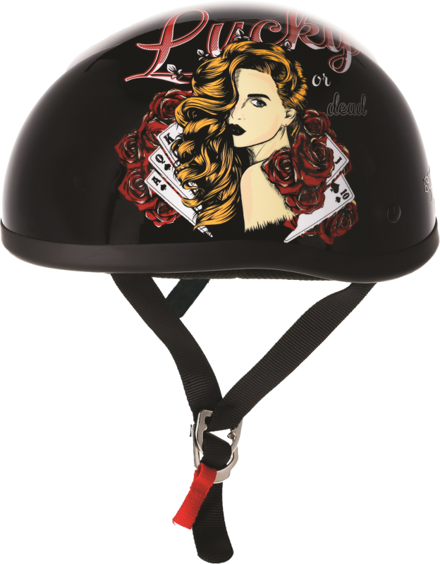 Bikers Choice Skid Lids Lucky Lady Original Helmet - Medium