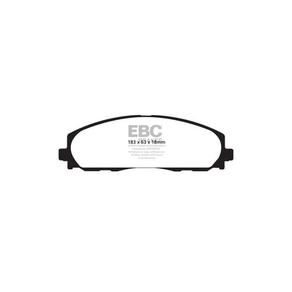 EBC PD08KF538 Chrysler Fiat Lancia Yellowstuff Front Brake Pad & USR Disc K (Inc. Grand Voyager, Freemont, Voyager) 2 | ML Performance UK Car Parts