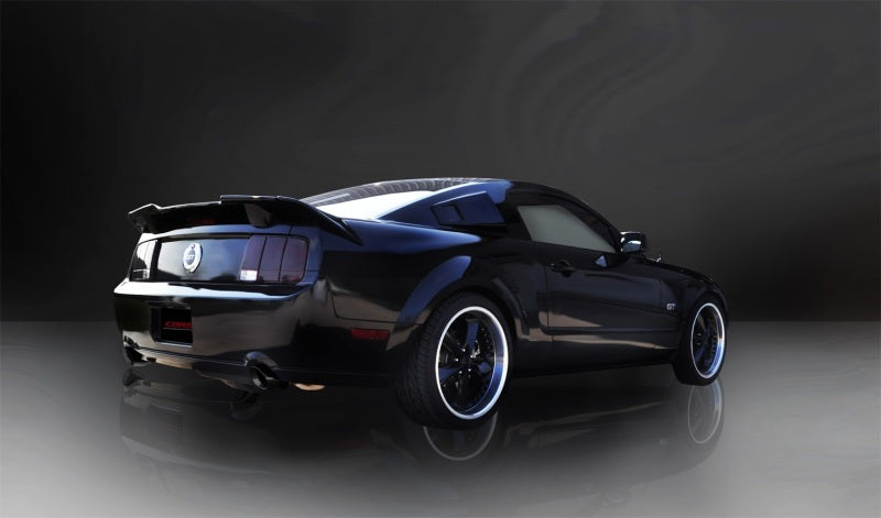 CORSA Performance Corsa 2005-2010 Ford Mustang Shelby GT500 5.4L V8 Black Xtreme Axle-Back Exhaust