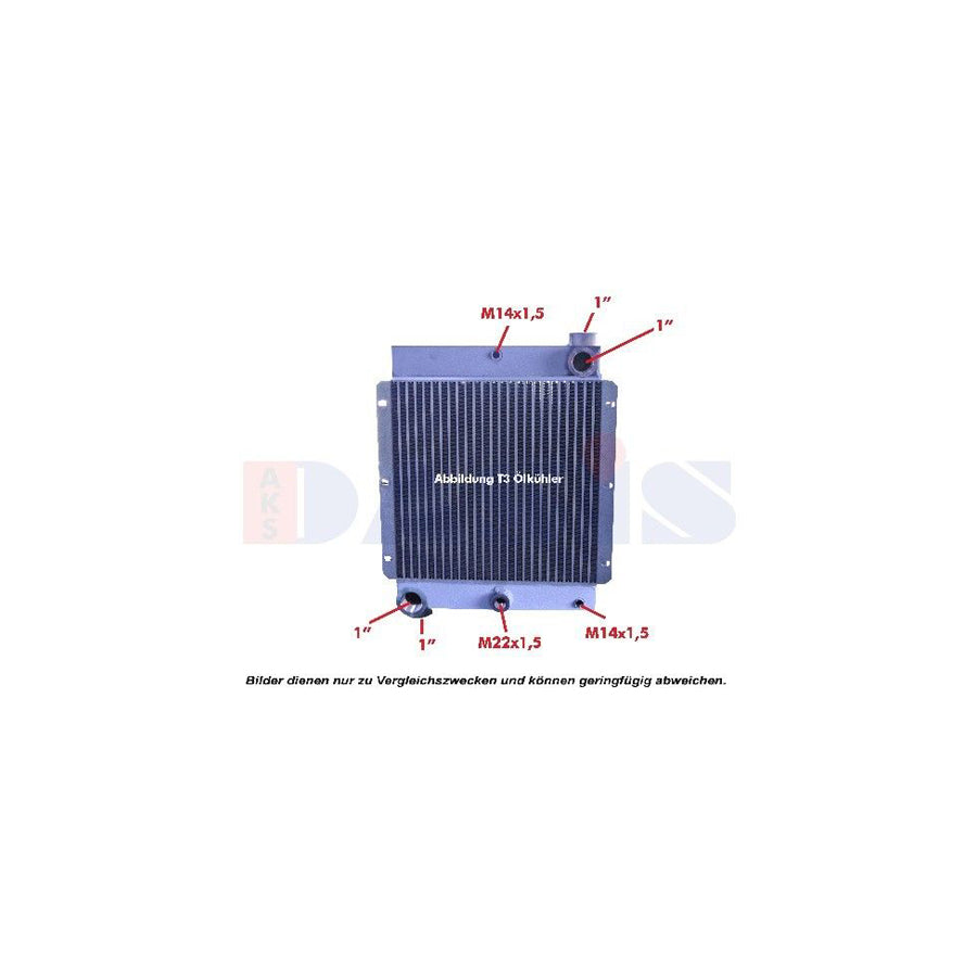 AKS Dasis 706000O Engine Oil Cooler