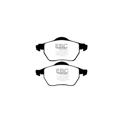 EBC DP41439R Volvo Yellowstuff Front Brake Pads - ATE Caliper (Inc. S70 & V70 Mk1) 2 | ML Performance UK Car Parts