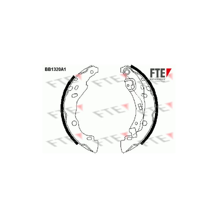 FTE 9100081 Brake Shoe Set