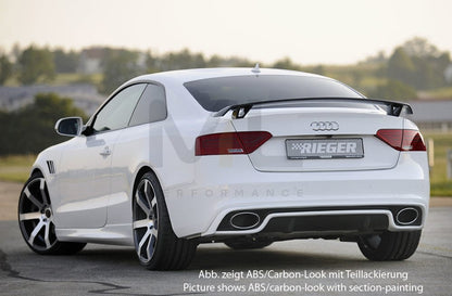 Rieger 00055470 Audi B8 B81 Rear Diffuser (A5 & S5) 2 | ML Performance UK Car Parts