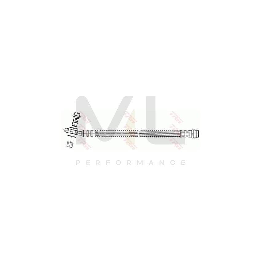 TRW PHD559 Brake Hose for VW Touareg I (7LA, 7L6, 7L7) 440mm, M10x1