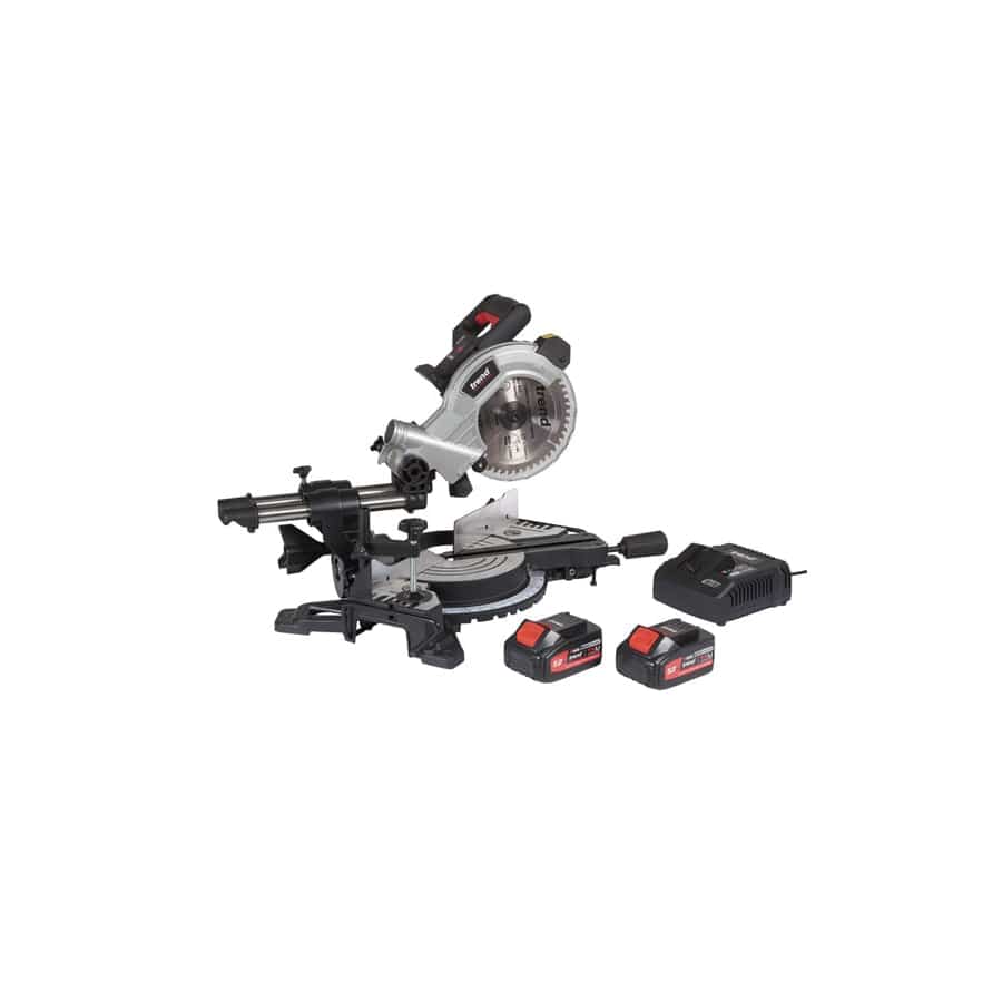 Trend TRET18S184S2 T18S/MS184S2 Mitre Saw 18V 2 x 5.0Ah Li-ion