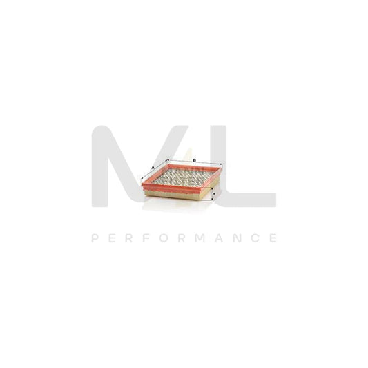 MANN-FILTER C 2151 Air Filter for AUDI A6 Filter Insert