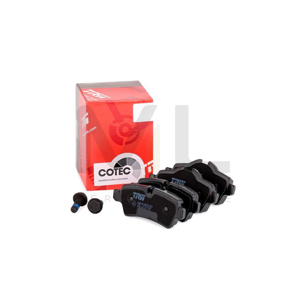 TRW Cotec Gdb1766 Brake Pad Set Prepared For Wear Indicator, With Brake Caliper Screws, With Accessories