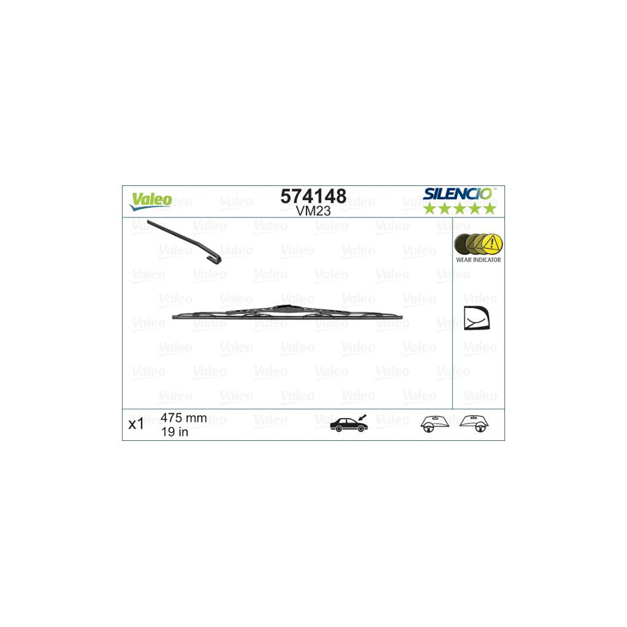 Valeo Silencio 574148 Wiper Blade