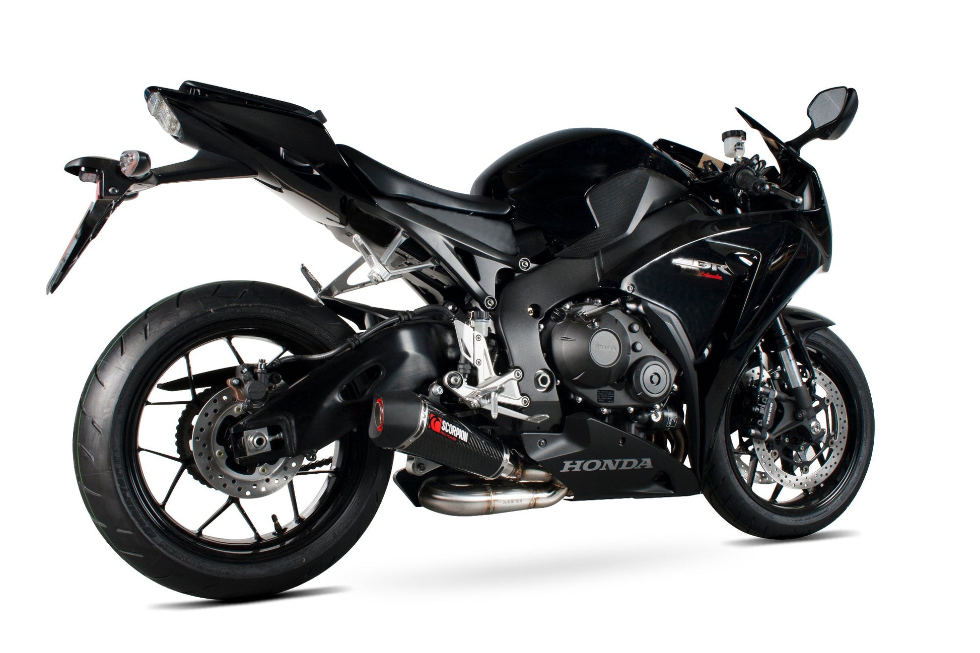 Scorpion RHA162CEO Honda CBR1000 RR Fireblade Serket Taper Slip-On - Carbon Fibre Sleeve | ML Performance UK UK