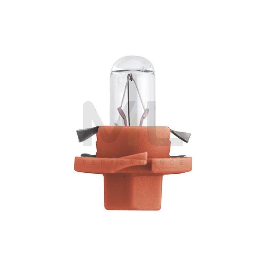 PHILIPS 12624CP Dashboard bulb 12V 1,1W, Plastic base lamp, B8,4d