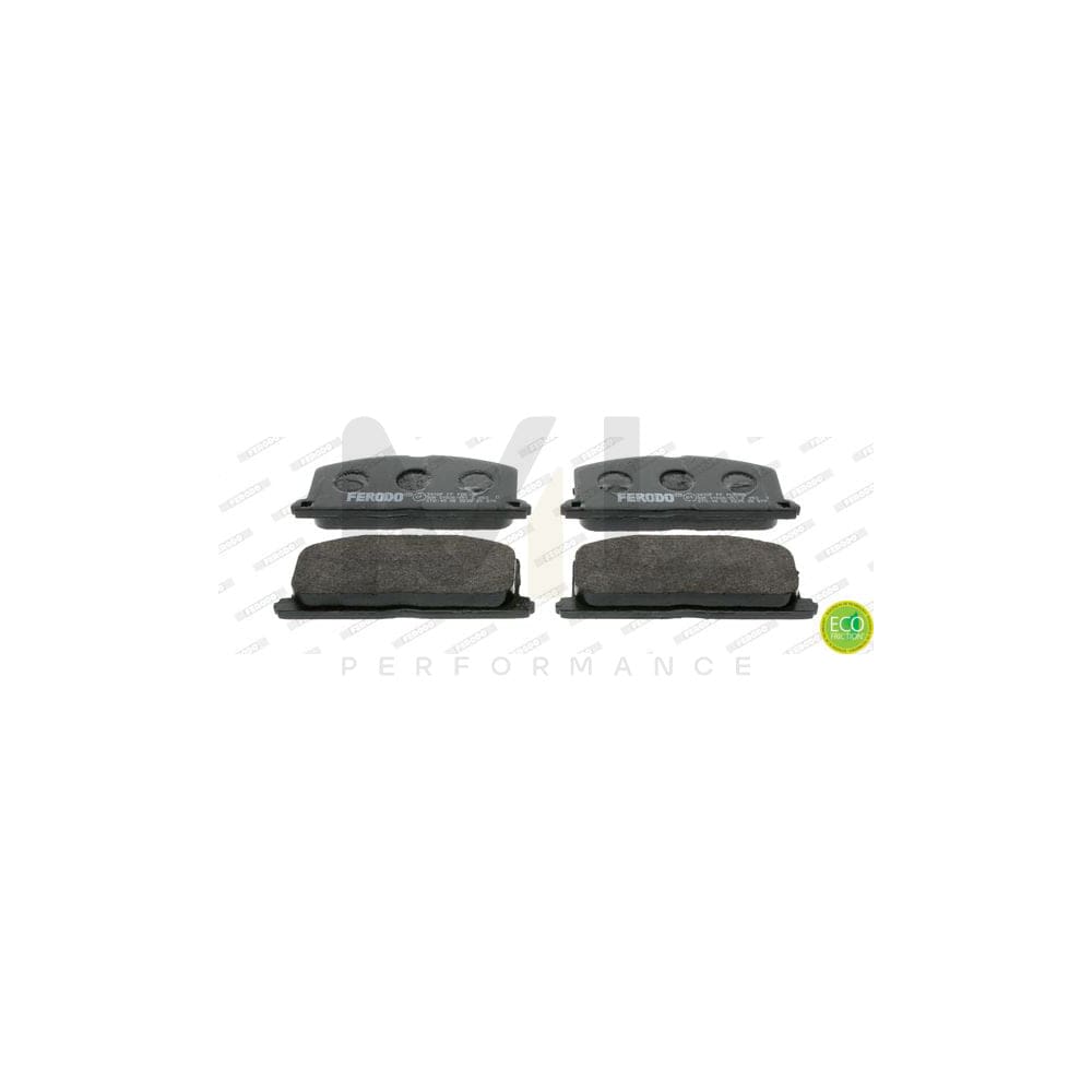 Ferodo Premier Eco Friction FDB308 Brake Pad Set Prepared for Wear Indicator, With Accessories