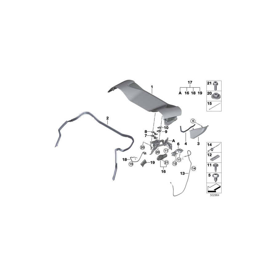 Genuine BMW 51177480450 I15 Right Finisher (Inc. i8)