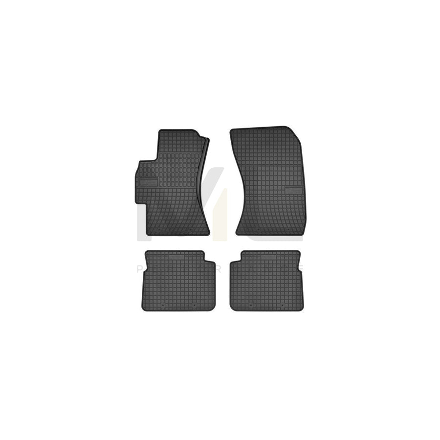 FROGUM Tailored 0890 Floor mat set for SUBARU Forester III (SH) Elastomer, Front and Rear, Quantity: 4, Black, (LHD)